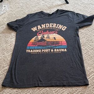 Gray frozen-inspired Graphic T-Shirt